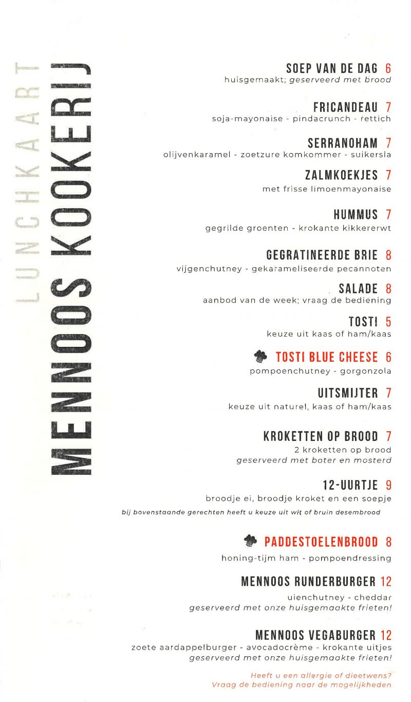 lunchkaart herfst 2020